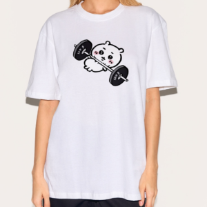 Funny Gym Chiikawa Shirt, Cute Japanese Anime Manga Inspired Shirt