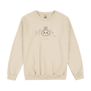 Custom Embroidered Usagi Shirt, Cute Gift for Mothers' Day