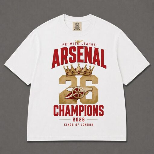 Arsenal 2026 Champions Shirt