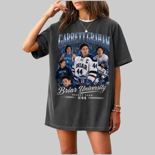 Briar University Hawks Hockey Team Shirt, Hockey Romance Sweatshirt, Graham 44 Retro Tee