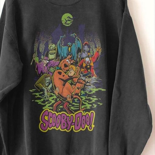 Scooby Halloween Sweatshirt, Retro Halloween Shirt