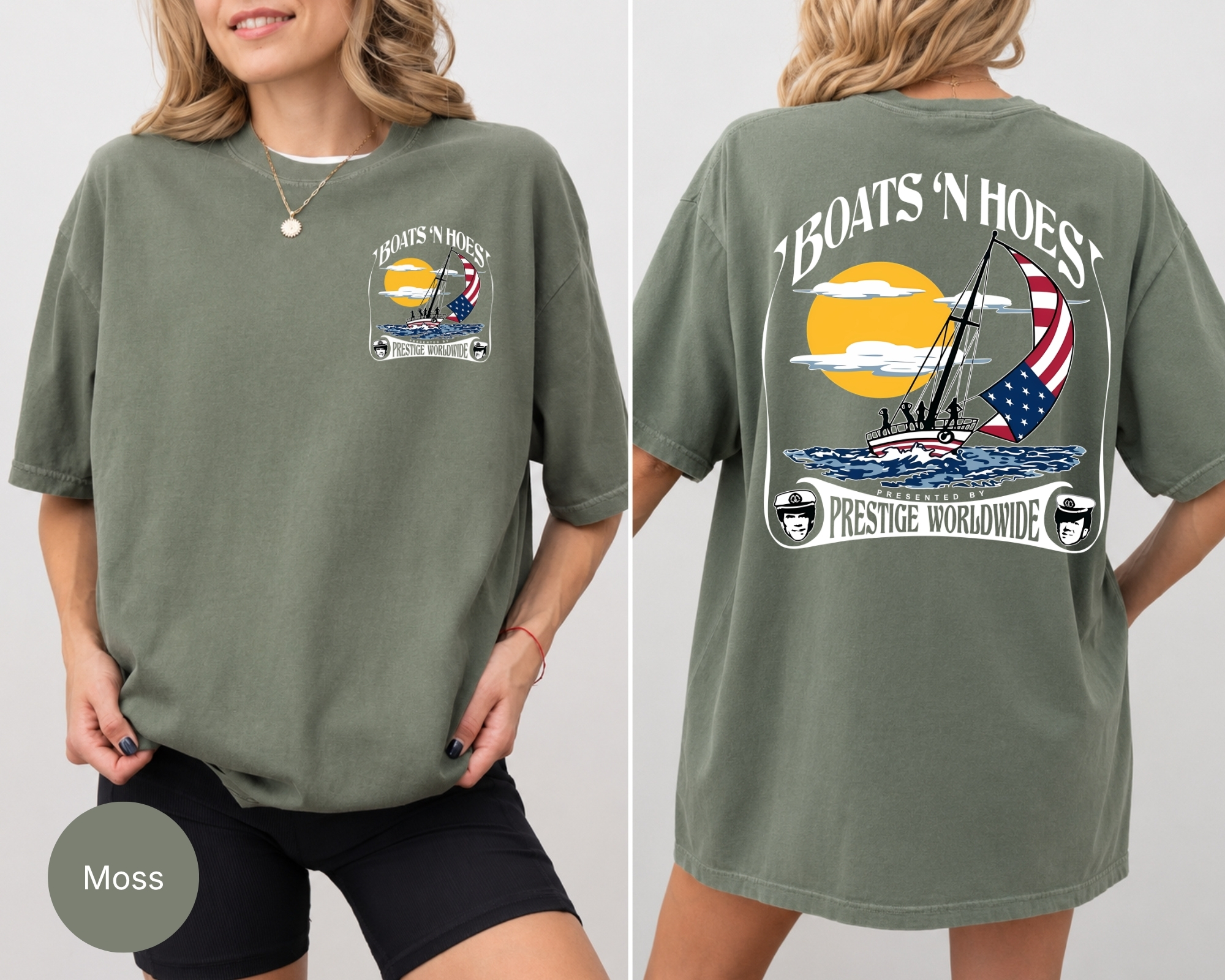 Comfort Colors Boats 'N Hoez Summer Step Brothers Movie Shirt, Retro Funny Movie Tee