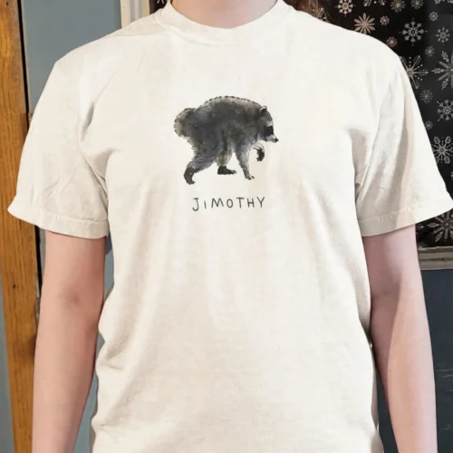 Jimothy Raccoon Viral Shirt, Famous Seattle Raccoon Shirt, Short King Jimothy Tee. photo review
