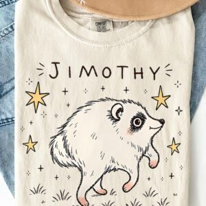 Comfort Colors Jimothy Raccoon Shirt, Short King Jimothy Tee, Cute Trash Panda Viral Tee