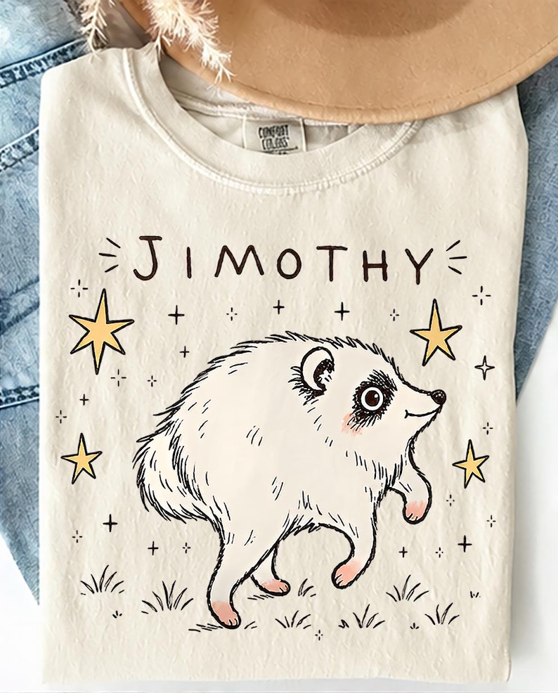 Comfort Colors Jimothy Raccoon Shirt, Short King Jimothy Tee, Cute Trash Panda Viral Tee