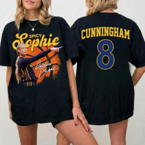 [Freeship US] Sophie Cunningham 8 Basketball 2 sided Shirt, Spicy Sophie Cunningham Shirt