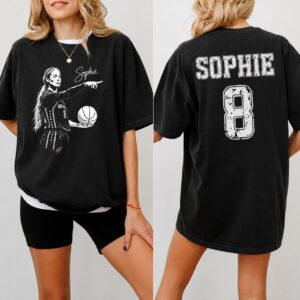 Sophie Cunningham 8 Vintage Basketball 2 sided T-Shirt