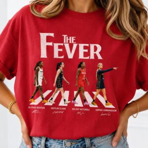 The Fever Abbey Road Women Basketball Shirt, Clark Cunningham Hull Aliyah Boston Shirt, Indiana Fever Tshirt