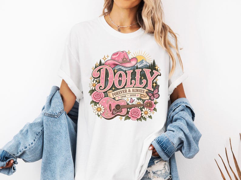 Dolly Parton Memorial Shirt, Vintage Country Music Tee, RIP Tribute