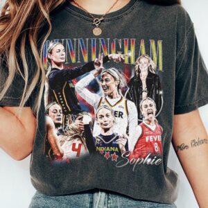 Sophie Cunningham Basketball Graphic Vintage Comfort Colors Shirt