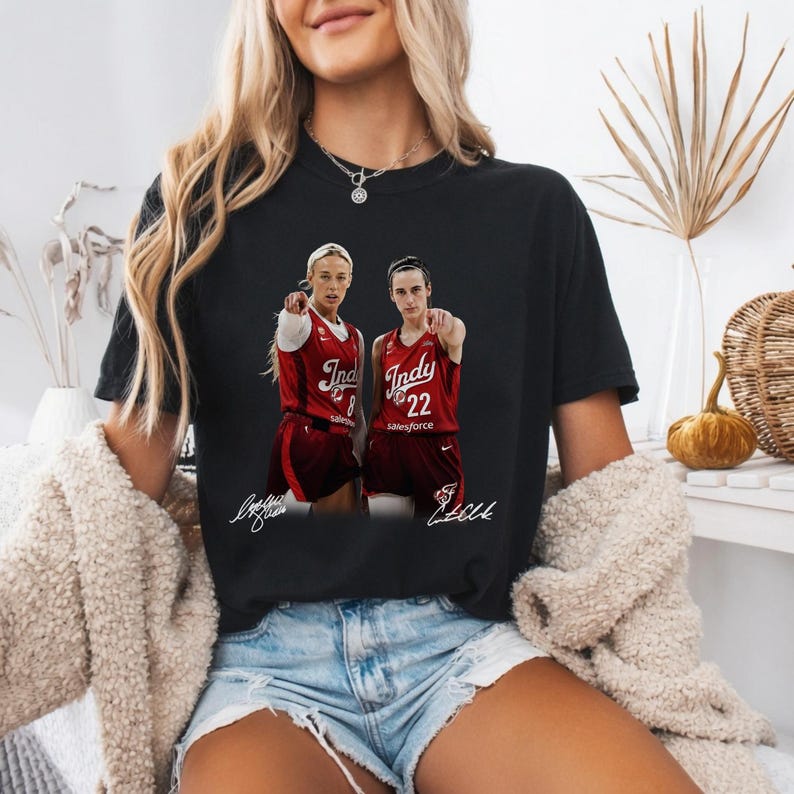 Sophie Cunningham & Caitlin Clark Shirt, Funny Basketball Graphic Tee